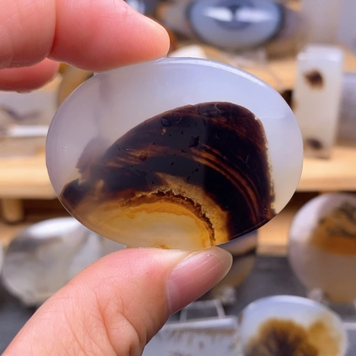 玛瑙/玉髓吊坠(不含链)未镶嵌