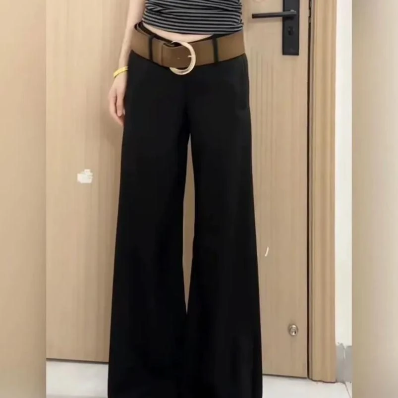 【加绒加厚-腰带款】气质高要百搭垂感直筒裤