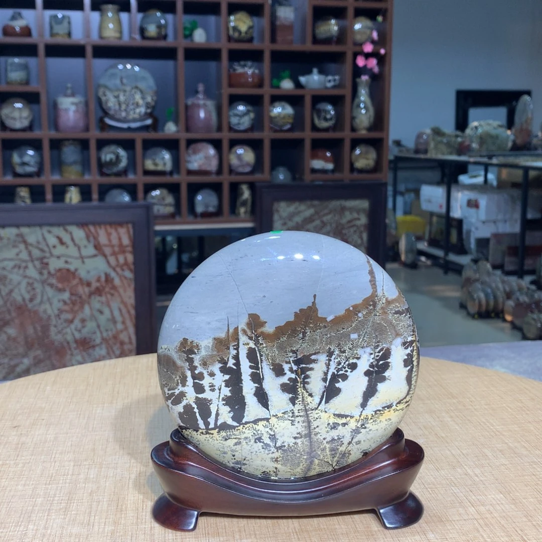 紫砂，广西国画石摆件，收藏观赏广西国画石，收藏观赏