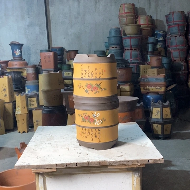 紫砂花盆紫砂花盆