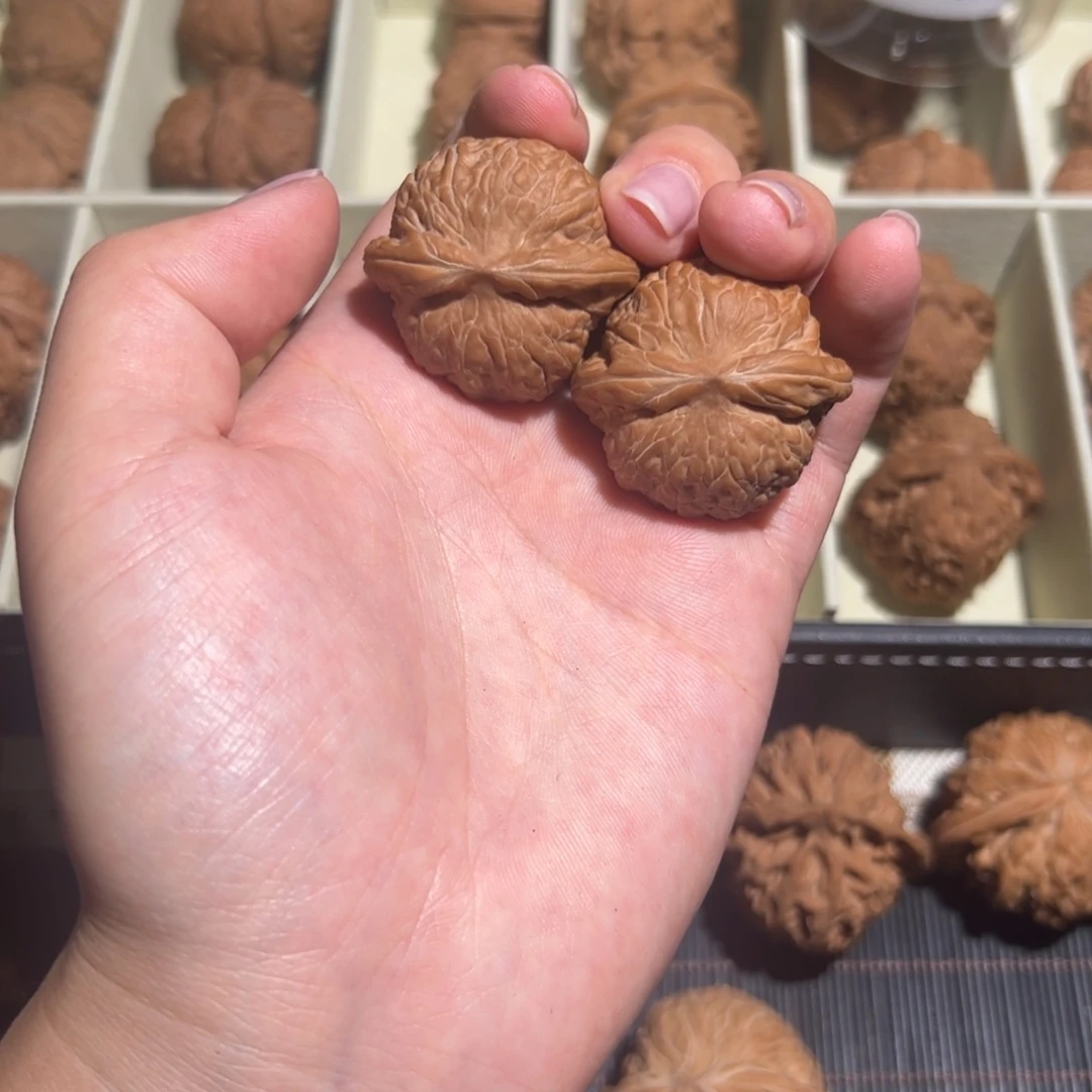 柑***茶文玩核桃吊坠34/乾隆磨