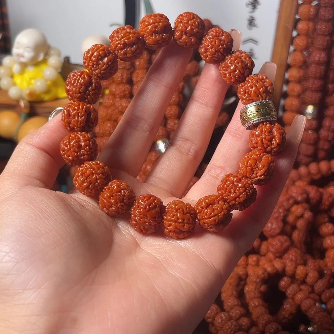 金刚菩提手串黄***生14单圈