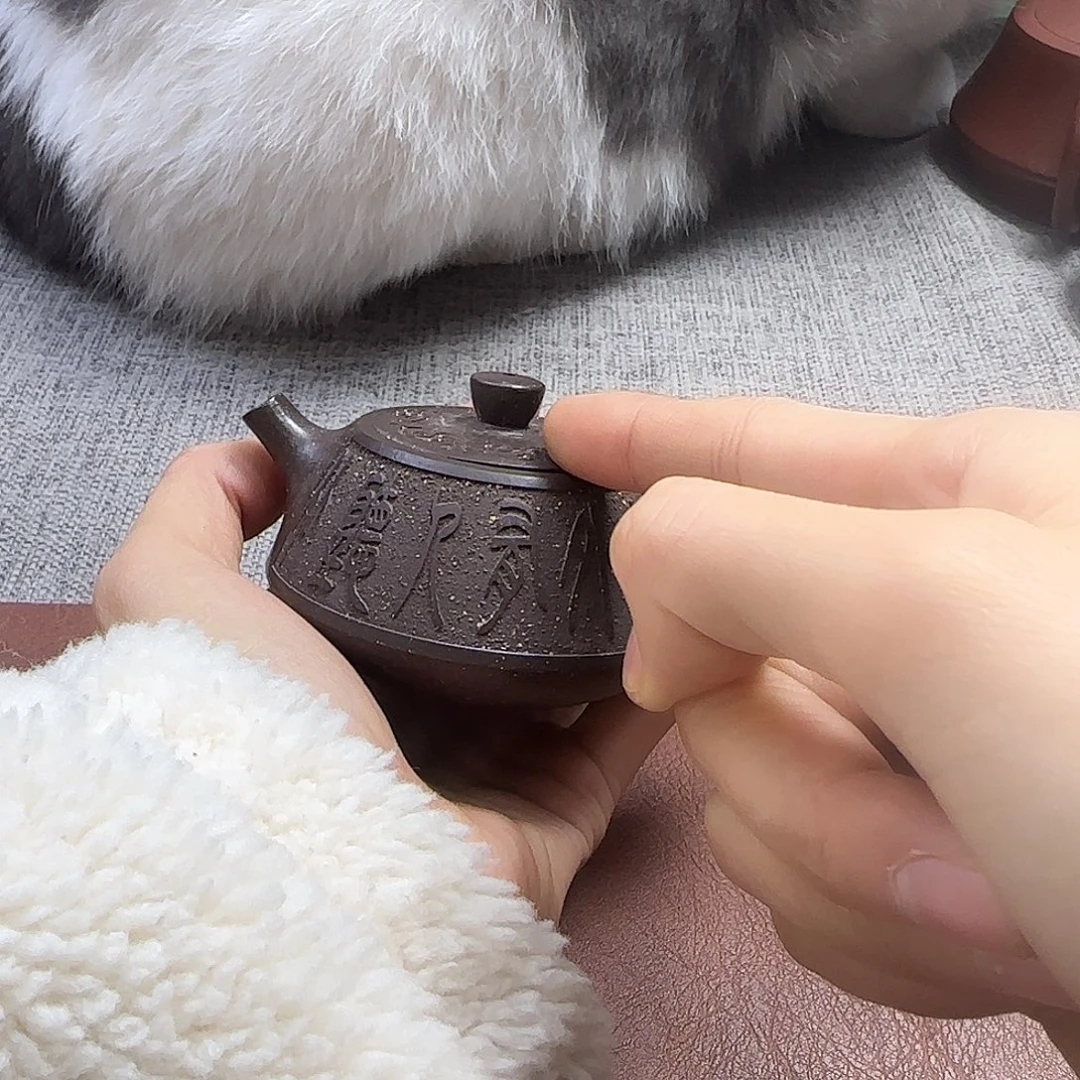 茶壶紫砂民间手艺人全手工制作