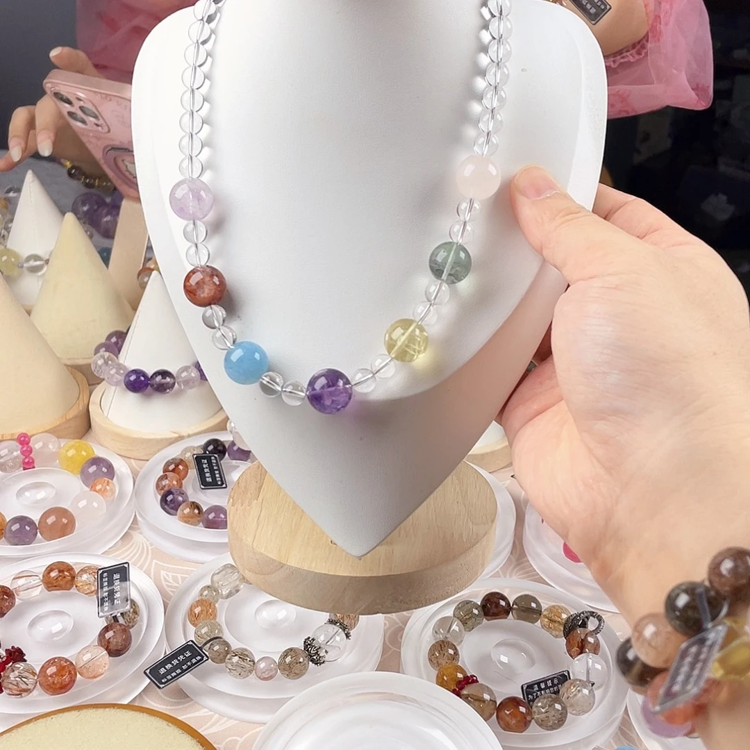 银S925镀金镶嵌手链水晶