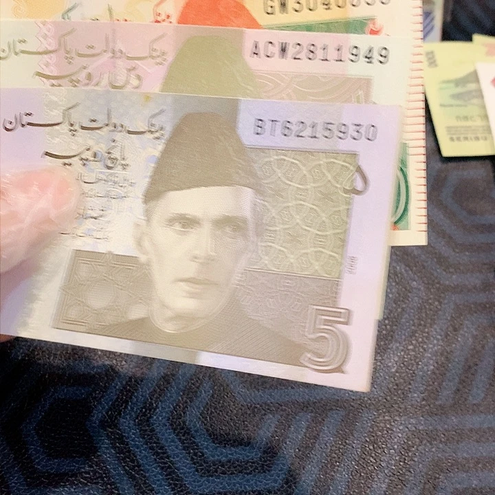 纸币非全新产品巴基斯坦3张
