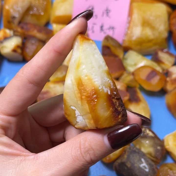 定制蜜蜡未镶嵌布*熊