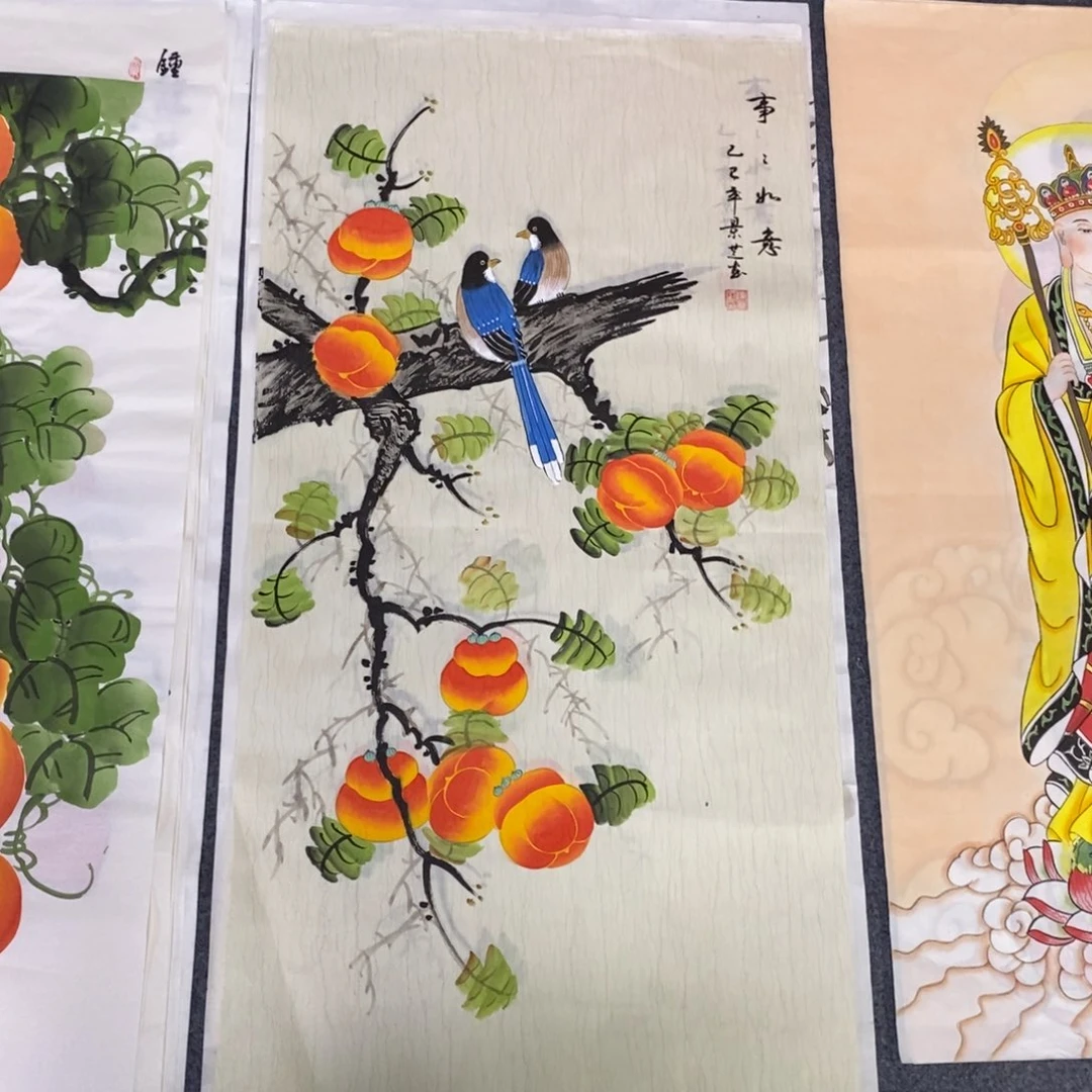 国画尺寸100✖️50三尺手绘画