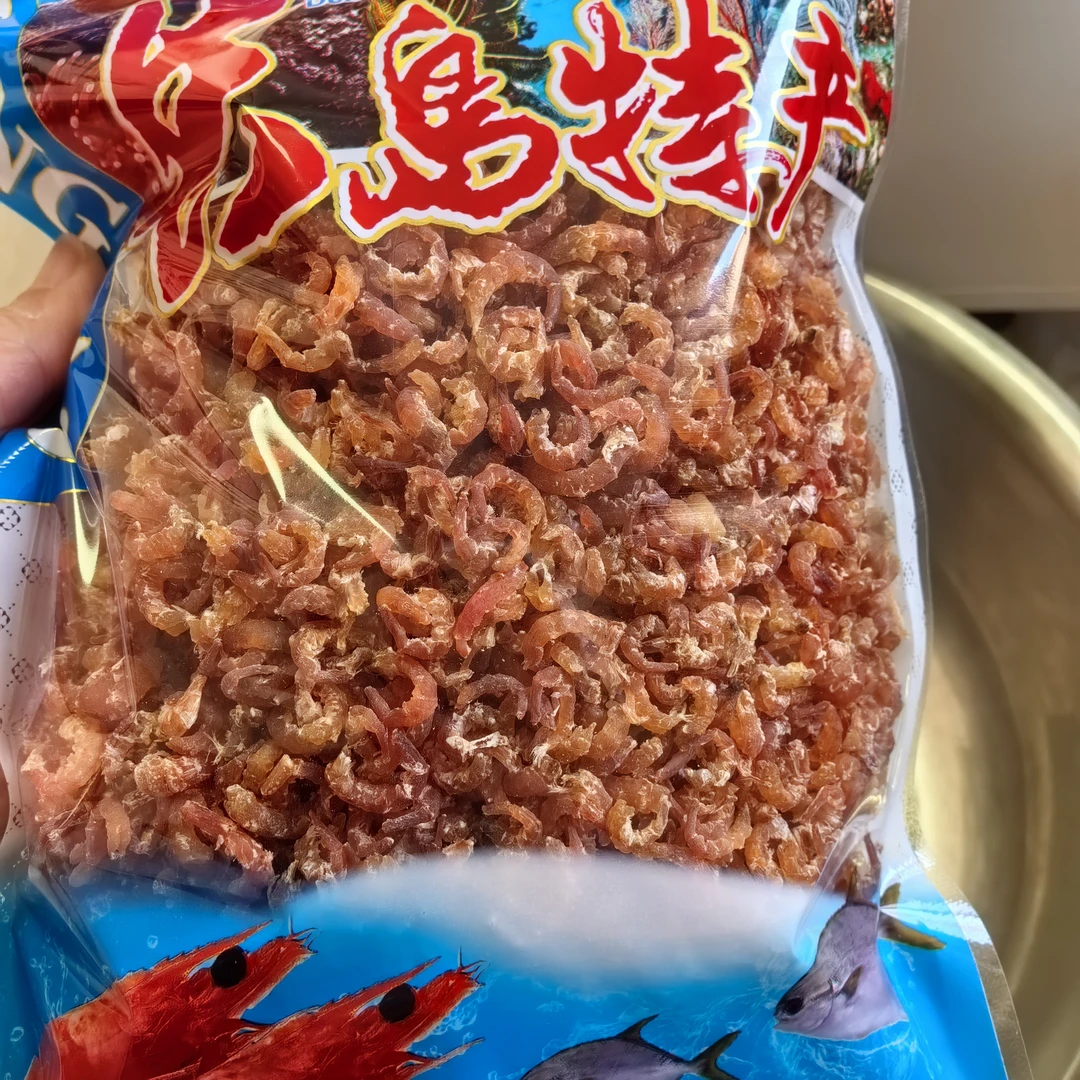 长岛金钩海米，秋米，鲜甜鲜甜的，个头大，金钩虾米