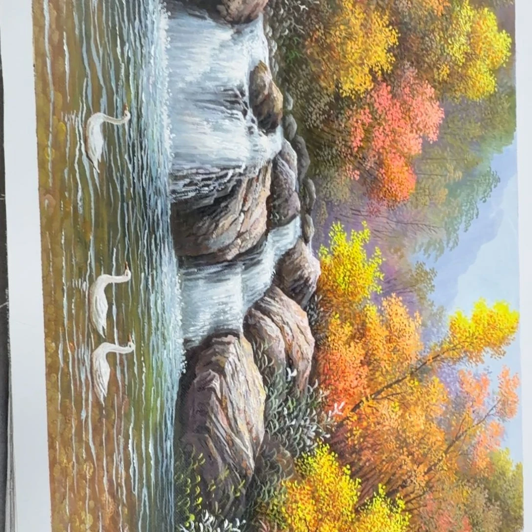 油画我也想要这样一