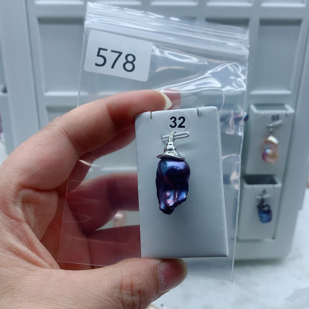 吊坠(不含链)合金淡水珍珠