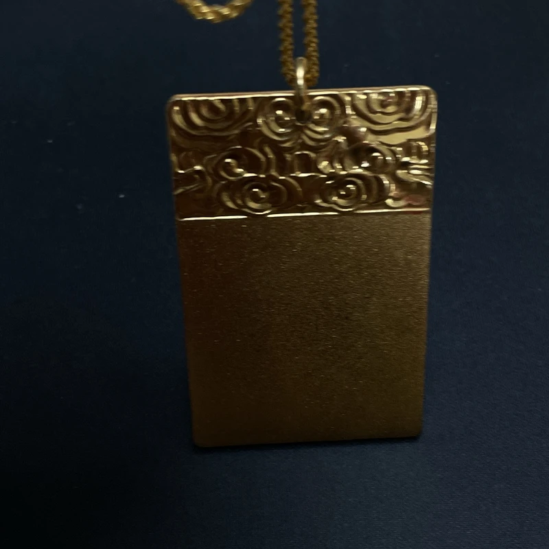 S80号时尚精美百搭大气无事牌项链吊坠【WD-LY】