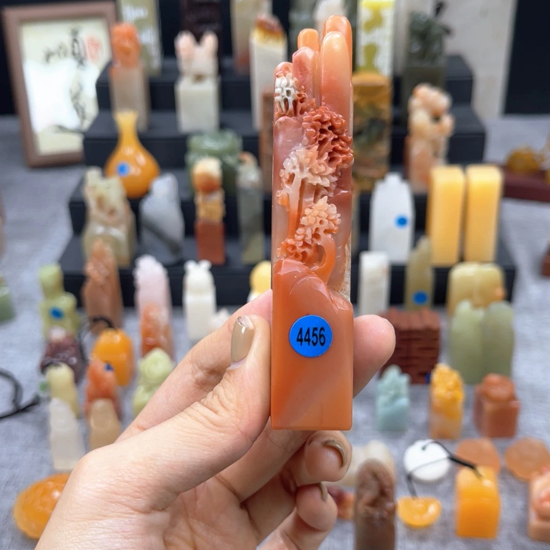 印石寿山石4456。