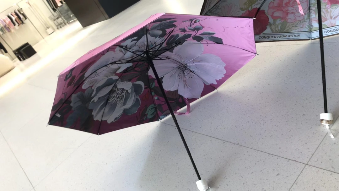 【琴宝精选】折叠雨伞简约超轻便携遮阳双层雨伞