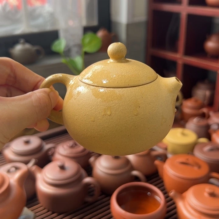 紫砂茶壶黄金西施180cc