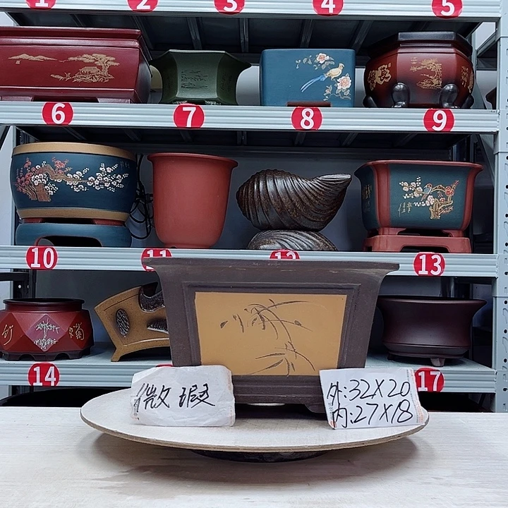 紫砂花盆紫砂花盆