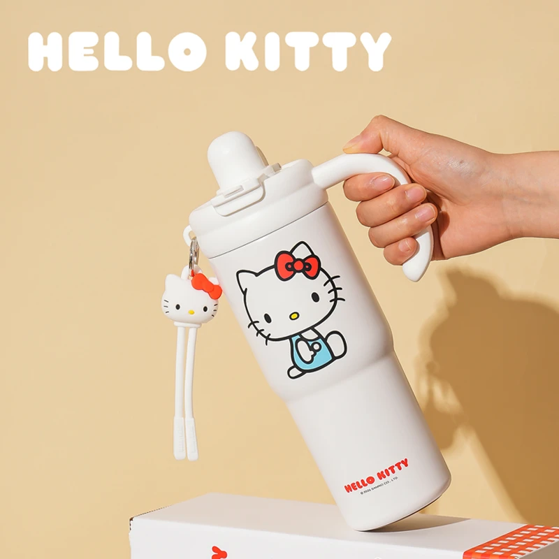 【达人专享】杯具熊内海系列陶瓷内胆带把手双饮专享保温杯680ml