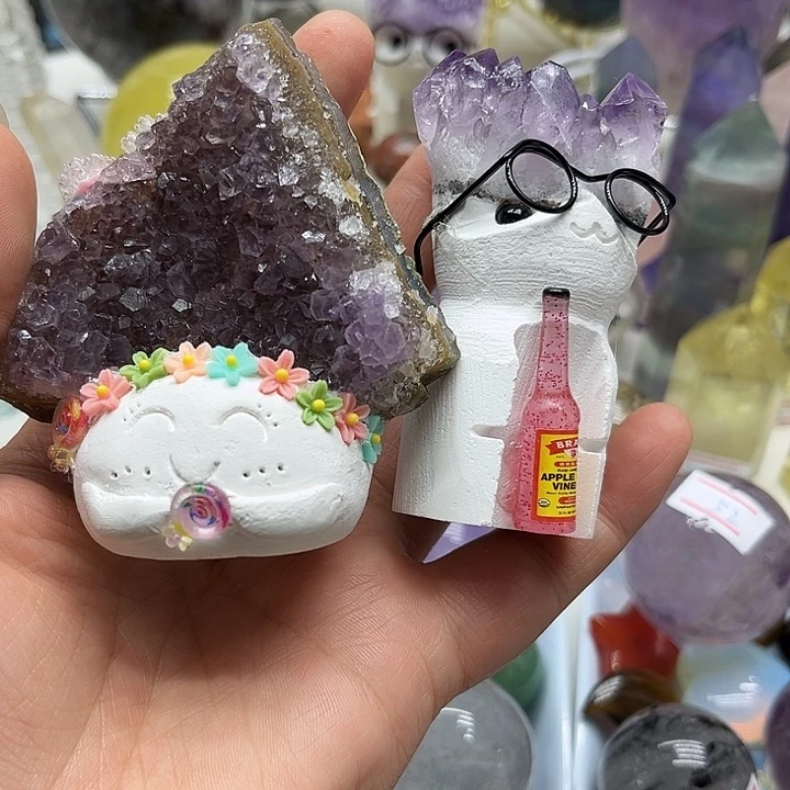 水晶珠宝半成品未镶嵌▸****✨262克小豆丁