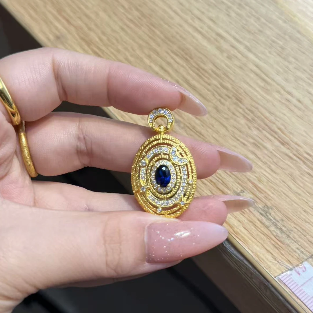 足金精品工艺吊坠