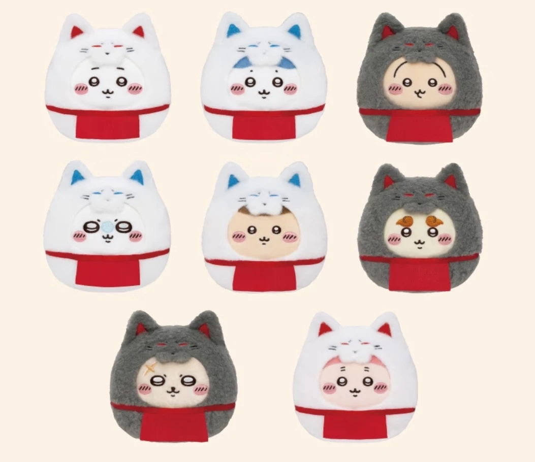 【OU全毛绒】达摩蛋|三丽鸥联名|面包热狗|毛绒玩偶挂件盲盒