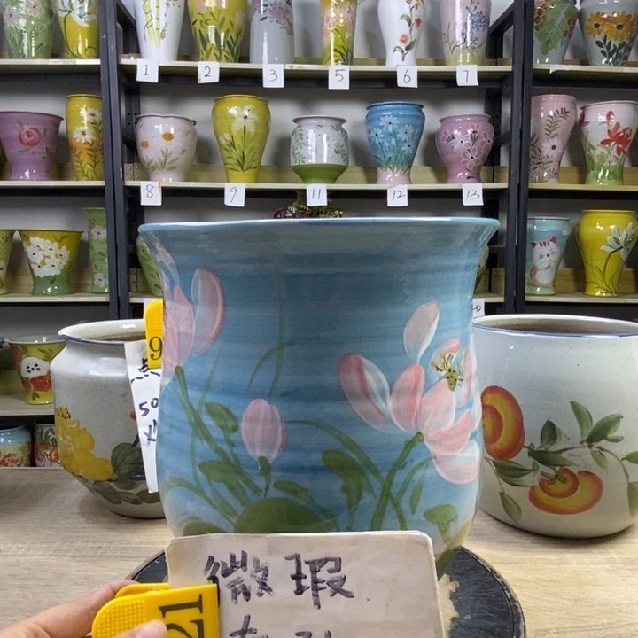 景德镇高温陶瓷花盆