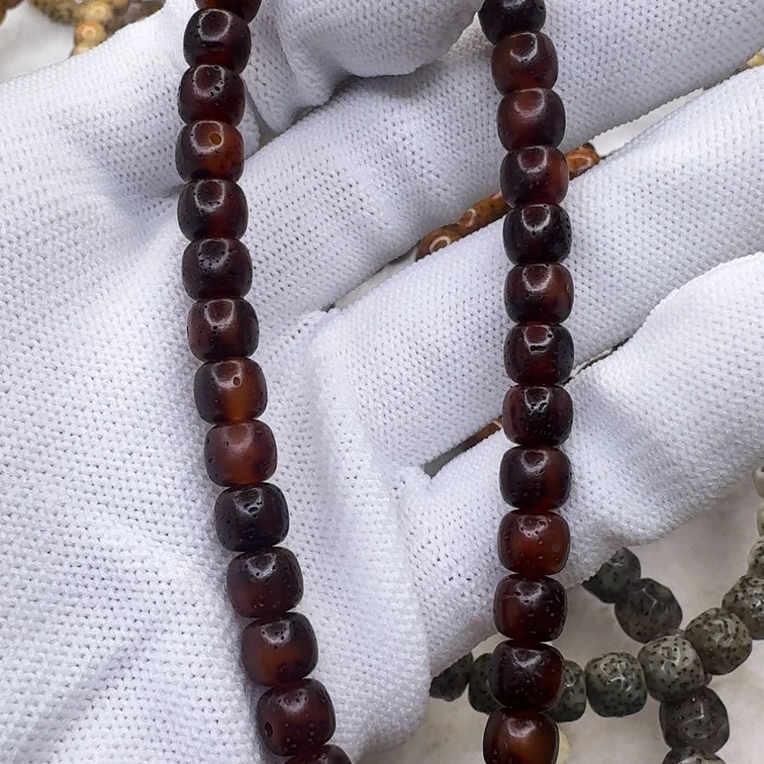 吊坠星月菩提76黑金玉华