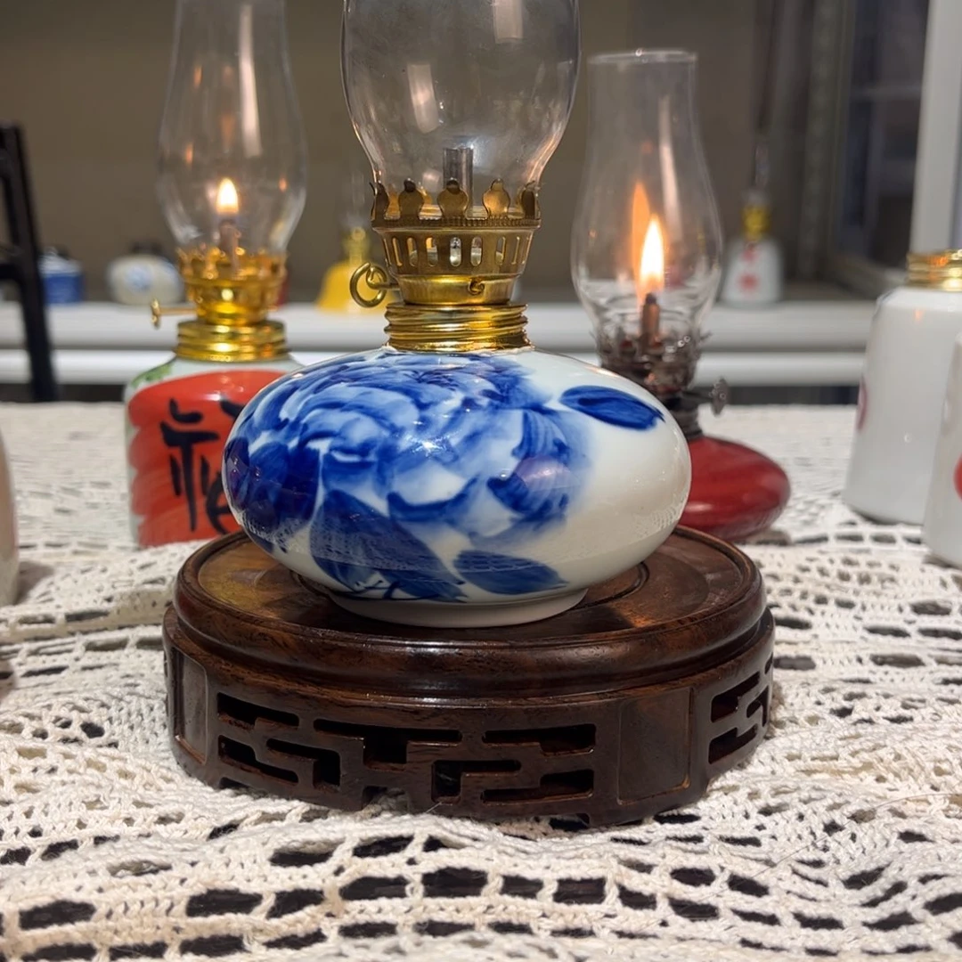 摆件景德镇陶瓷香薰灯