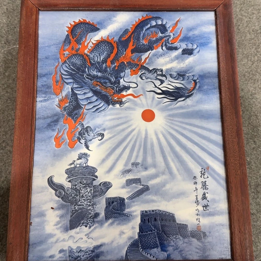 摆件瓷瓷板画瓷板画