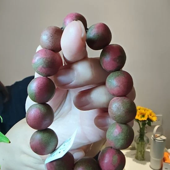 敦煌玫瑰绿茶 手工串珠