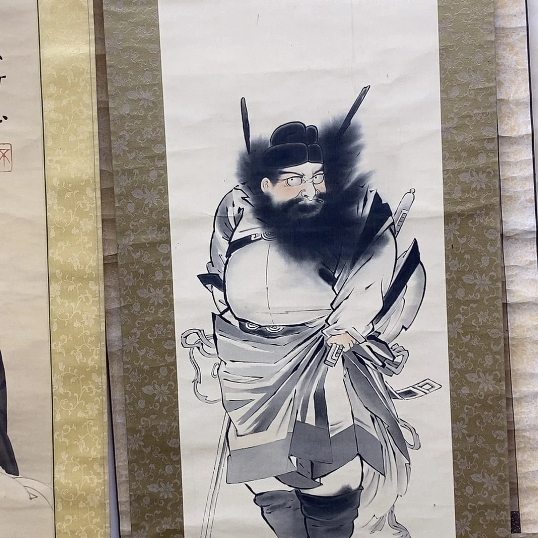 竖款装饰画人物画