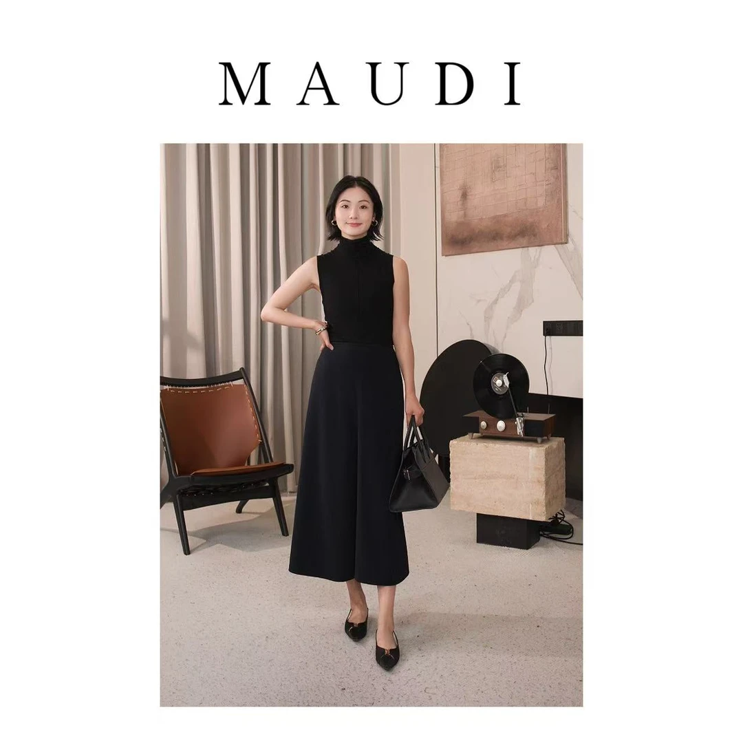 MAUDI【威尼斯半裙】日本进口限量醋酸浪漫高级气质A字半身裙8022