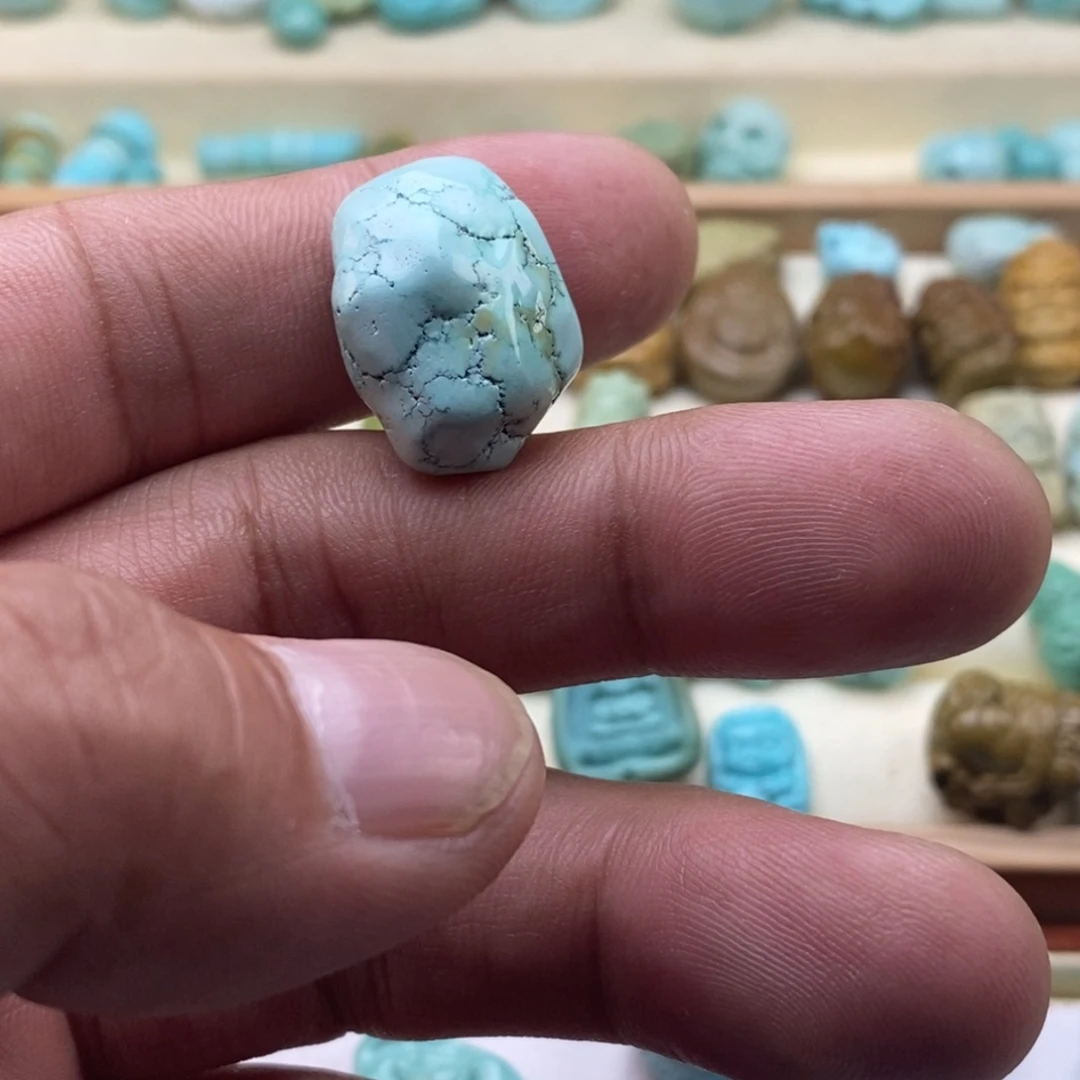 未镶嵌绿松石珠宝半成品