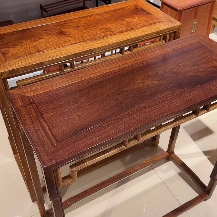 木（非红木类）落地款刺猬紫檀案几80长包邮1个