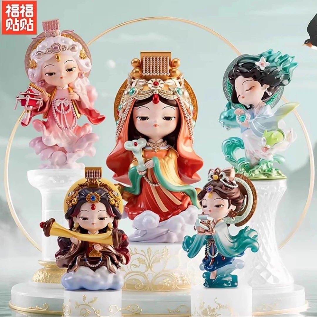 福福贴贴妈祖系列盲盒礼品原创国潮文创手办盲盒摆件