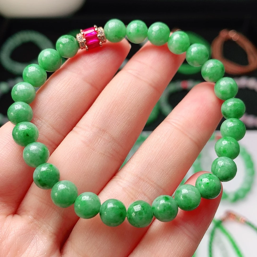 翡翠未镶嵌手链翡翠