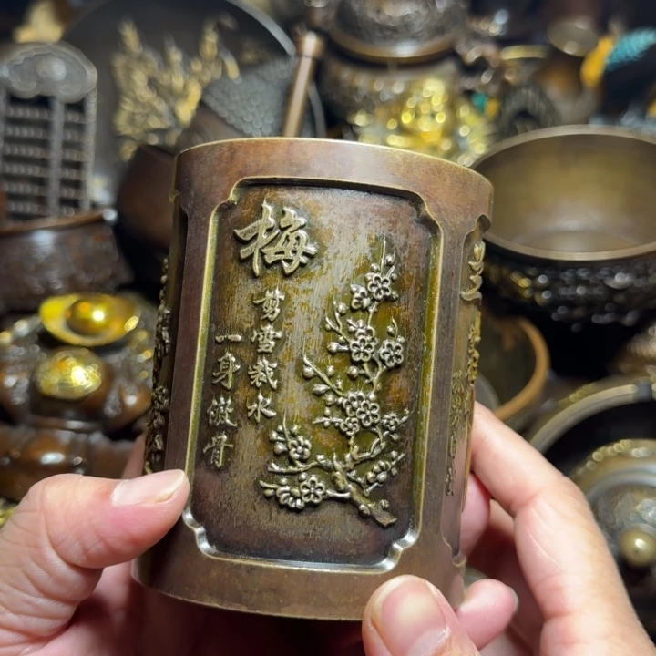 铜器摆件收收藏藏