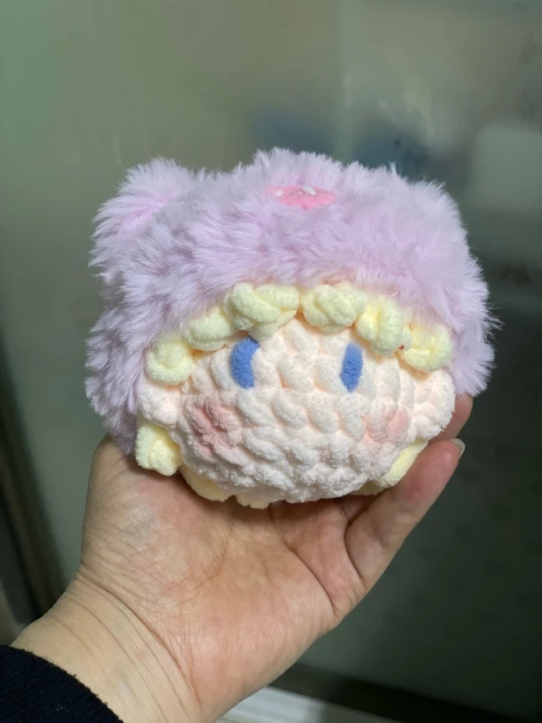 十个勤天钩织玩偶李昊小猪帽