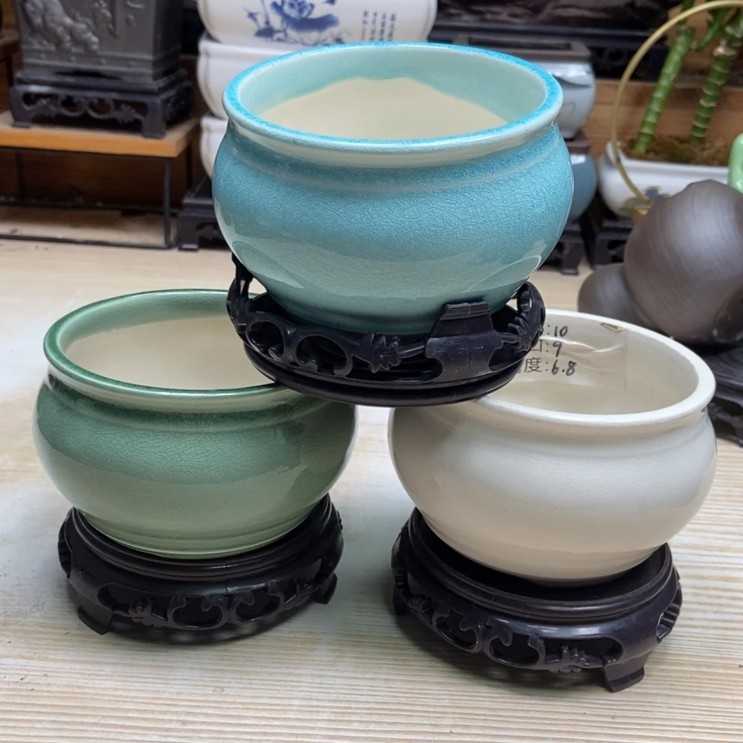 瓷片陶瓷花盆陶瓷艺术