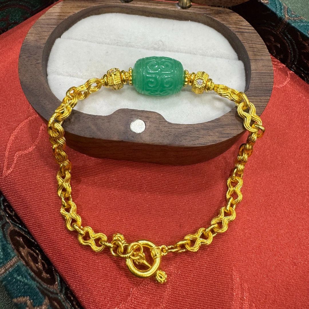 足金设计款精致手链