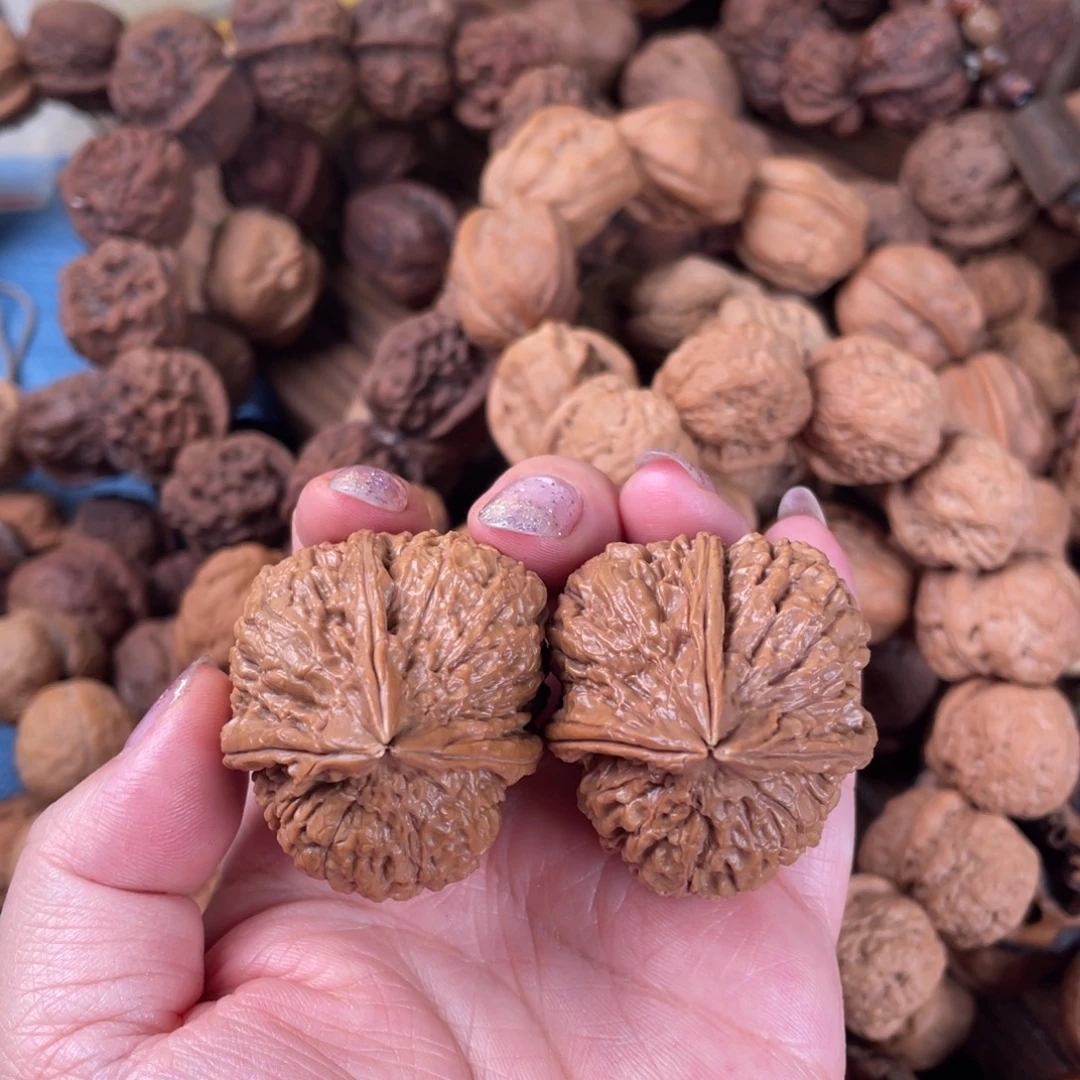 文玩核桃把件骨王