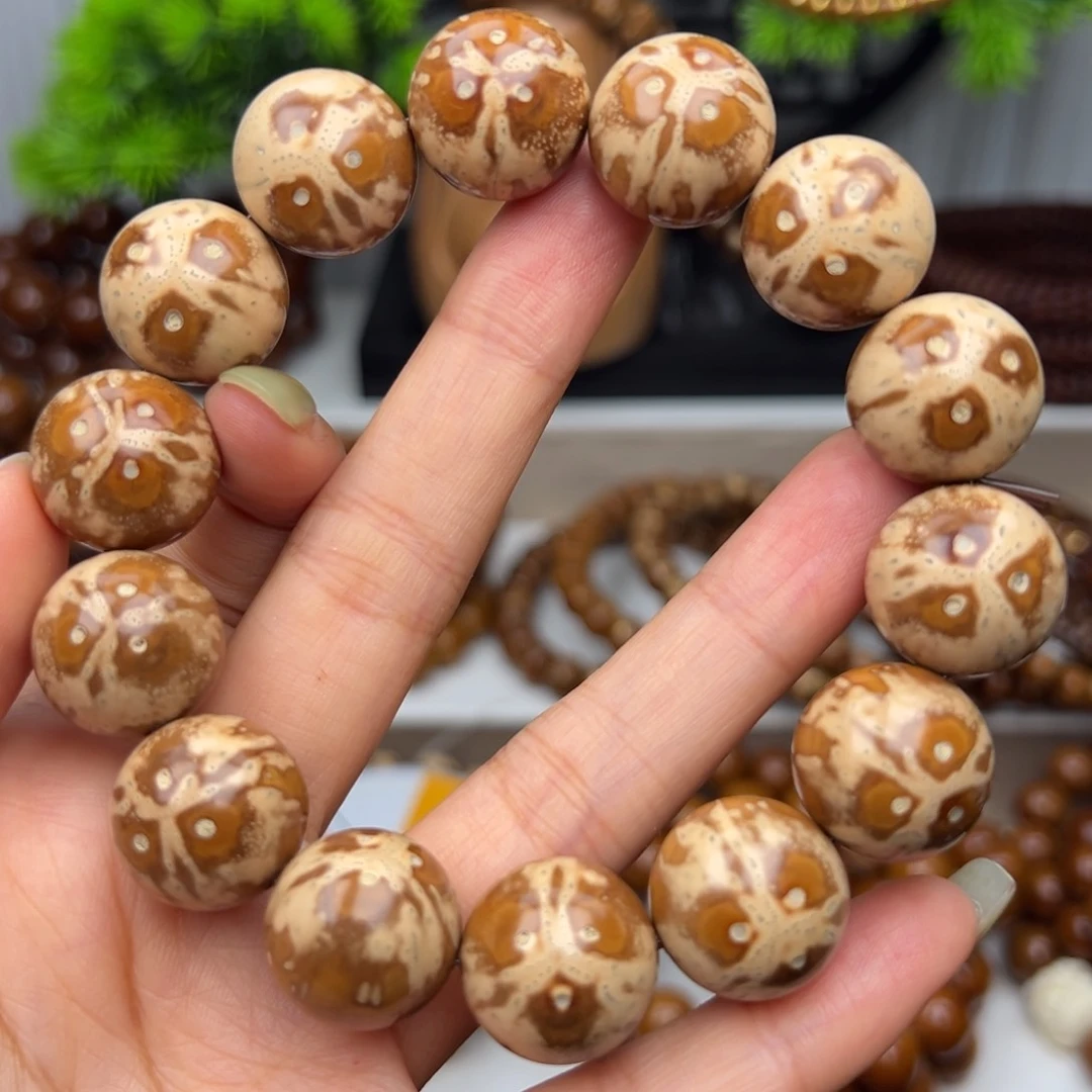 紫金鼠手串卡17半实心熊猫