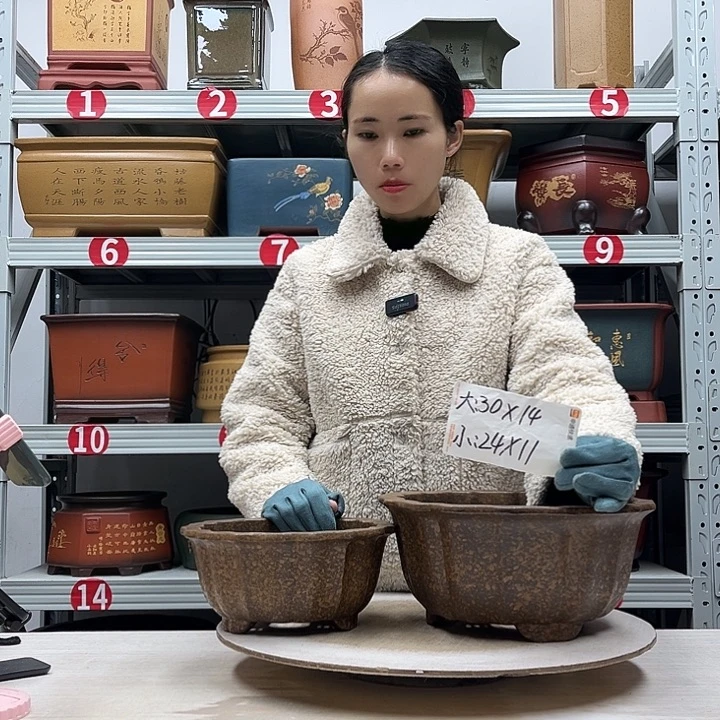 紫砂花盆紫砂花盆