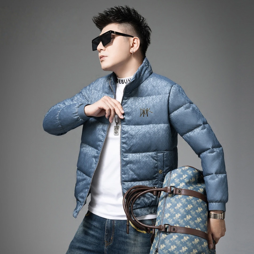 男士轻奢高端90白鸭绒羽绒服男2025新款冬季潮牌爆款轻薄外套男