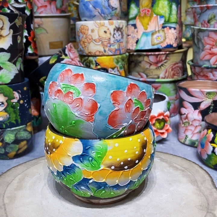 景德镇艺术手绘作品