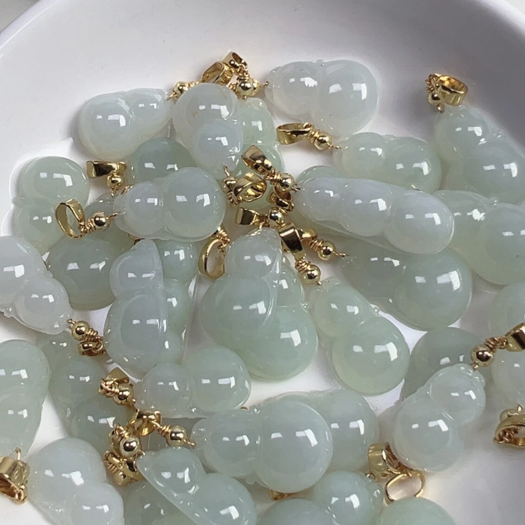 翡翠散珠翡翠葫芦一个可挑