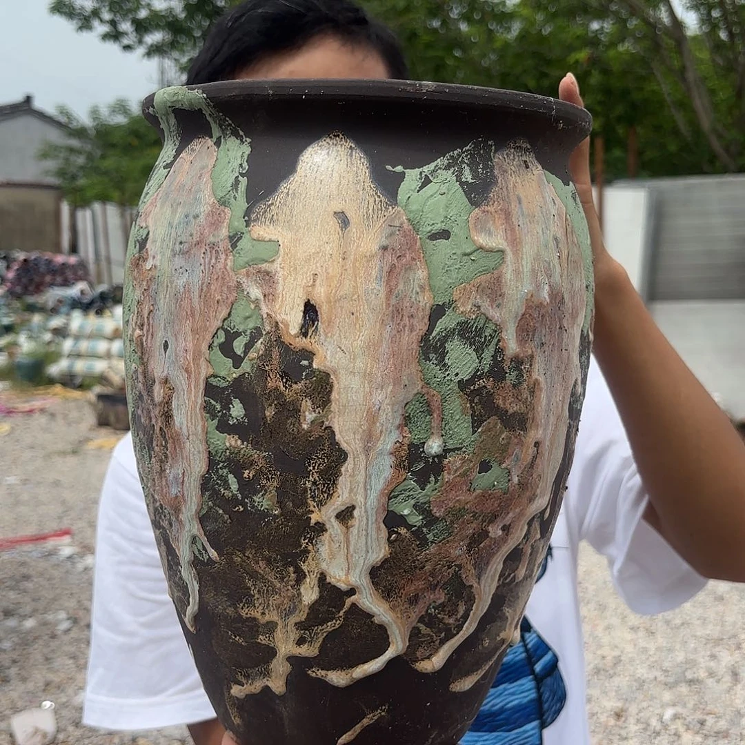 油画老桩一个口径20高度30