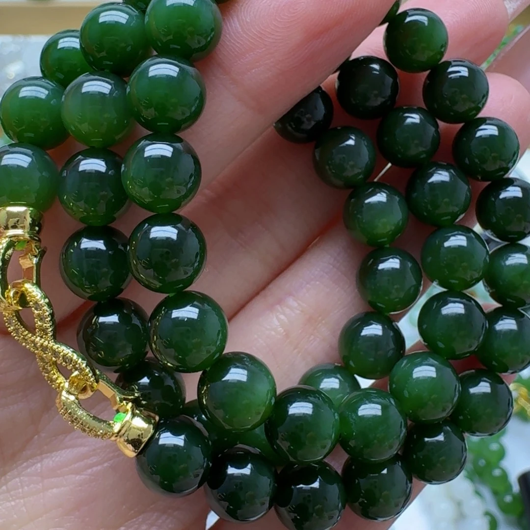 和田玉未镶嵌手链