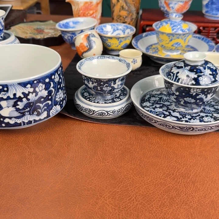 摆件景德镇陶瓷茶器组合