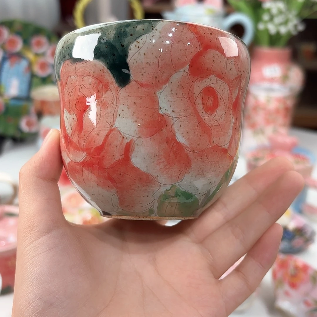 景德镇手绘高温釉下彩陶瓷茶具