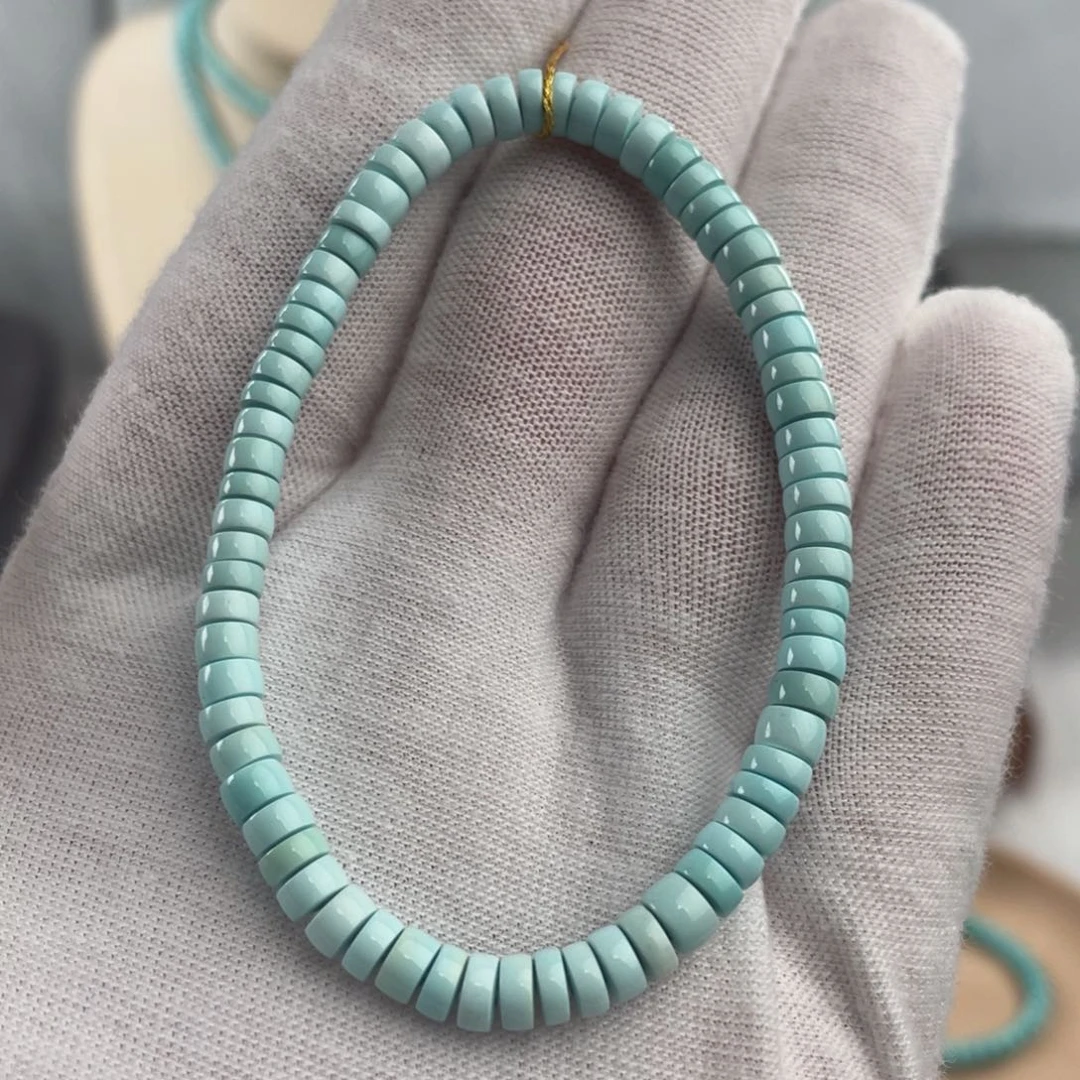 绿松石手链未镶嵌精品药片卡4.7