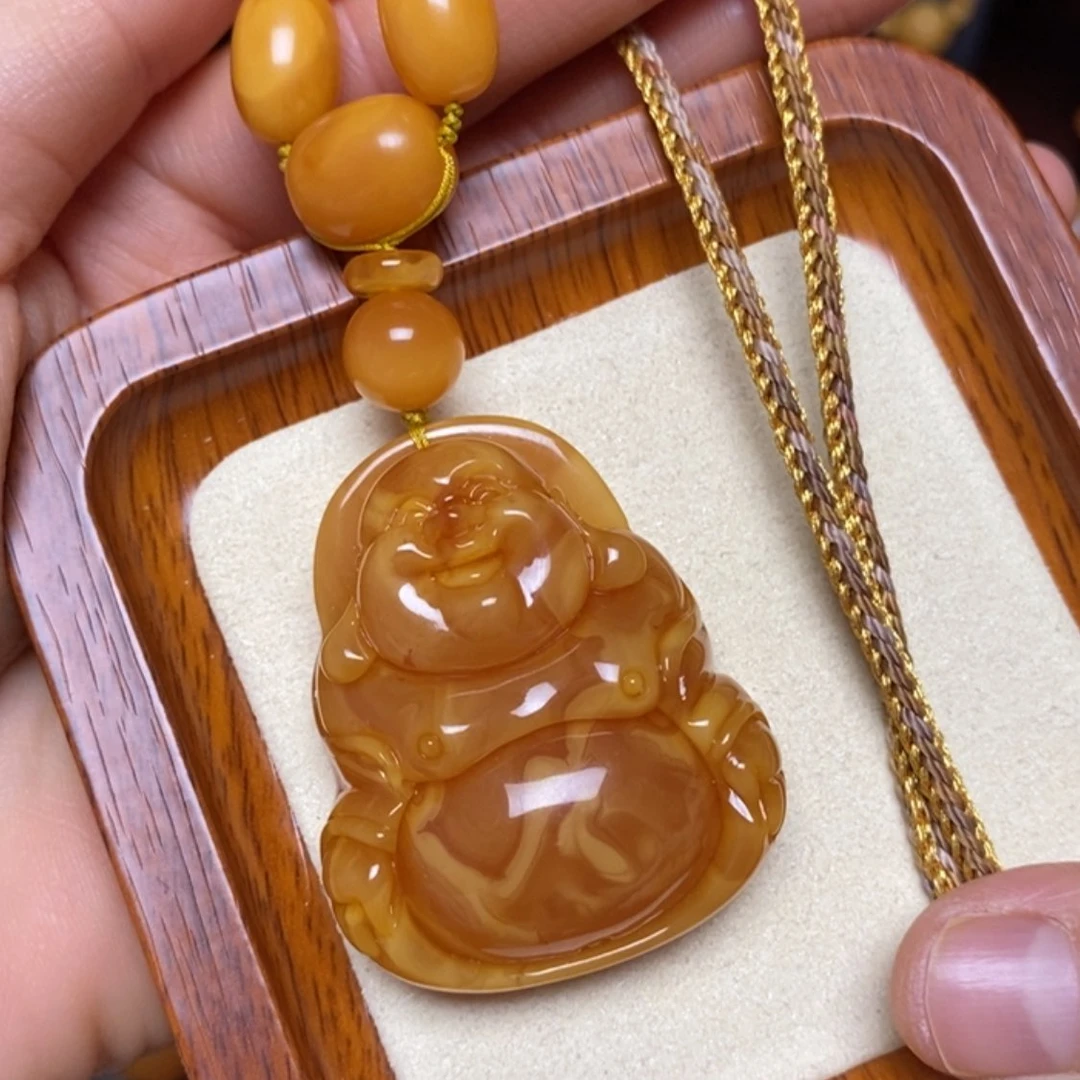 【闪购商品】蜜蜡颈饰未镶嵌项链